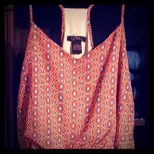 Floor length Coral thin strap dress